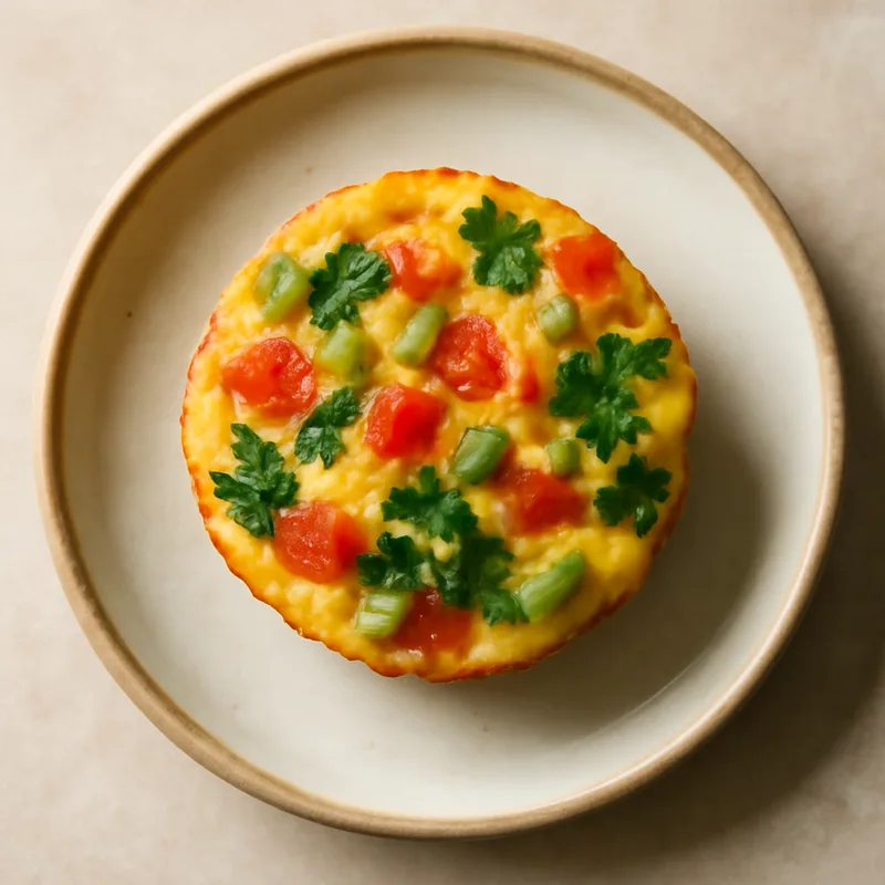 Egg and Veggie Breakfast Muffin Prep