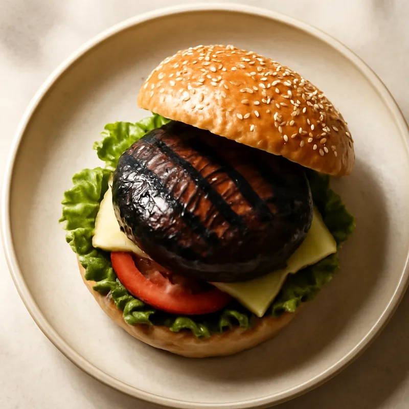 Grilled Portobello Burgers with Balsamic