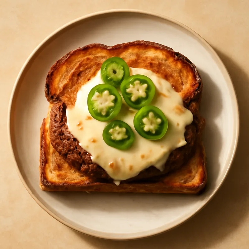 Jalapeno Patty Melt with Pepper Jack