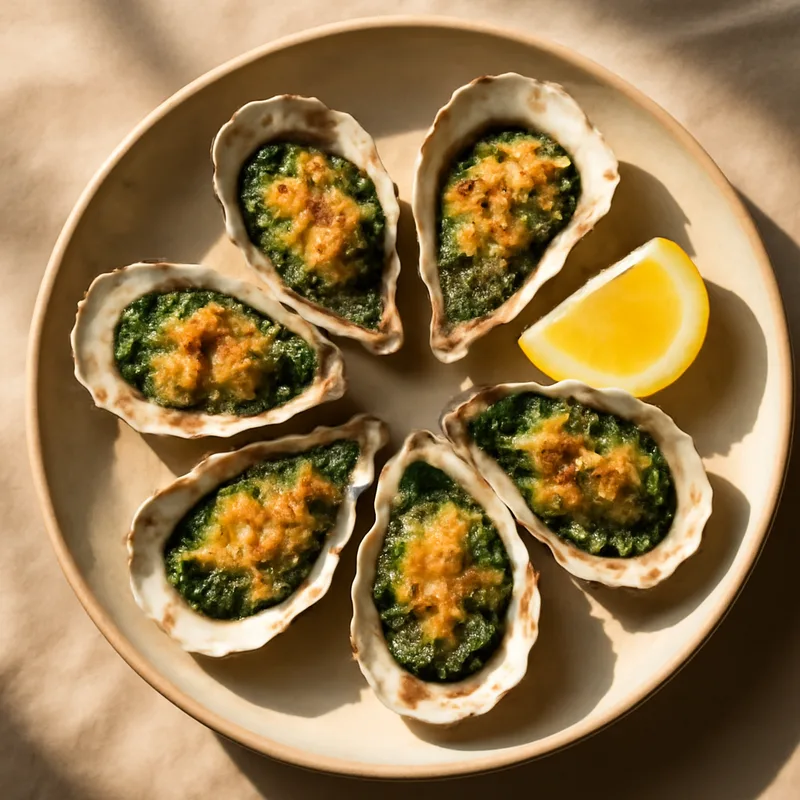Oysters Rockefeller