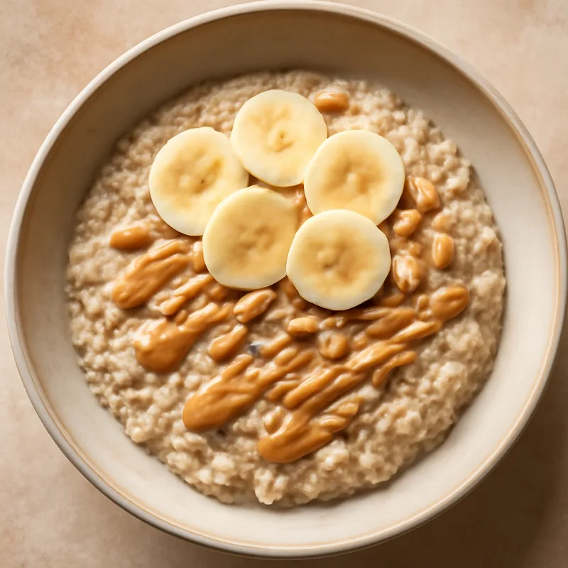 Peanut Butter Banana Overnight Oats