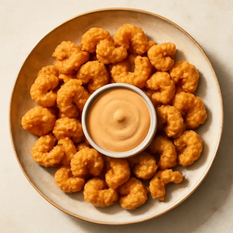 Popcorn Shrimp with Comeback Sauce