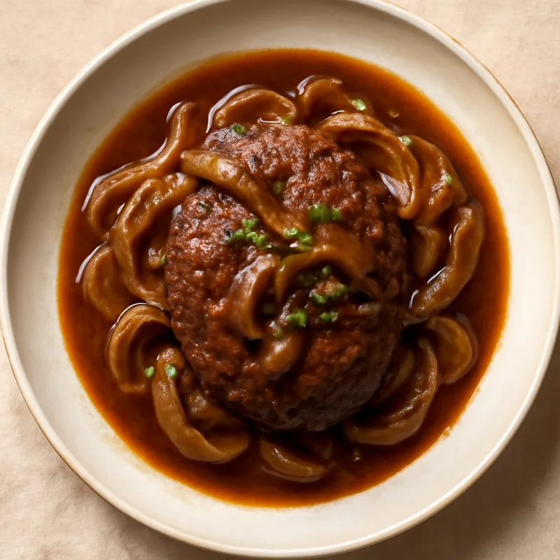 Salisbury Steak with Onion Gravy