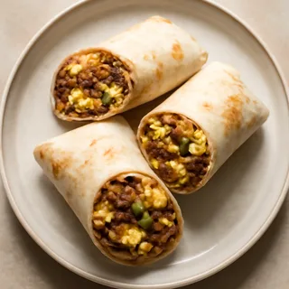 Sausage Breakfast Burritos