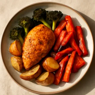 Sheet-Pan Chicken and Veggie Prep