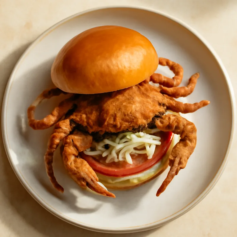 Soft-Shell Crab Sandwich on Brioche