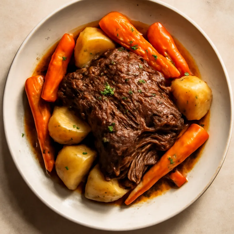 Sunday Pot Roast with Root Vegetables