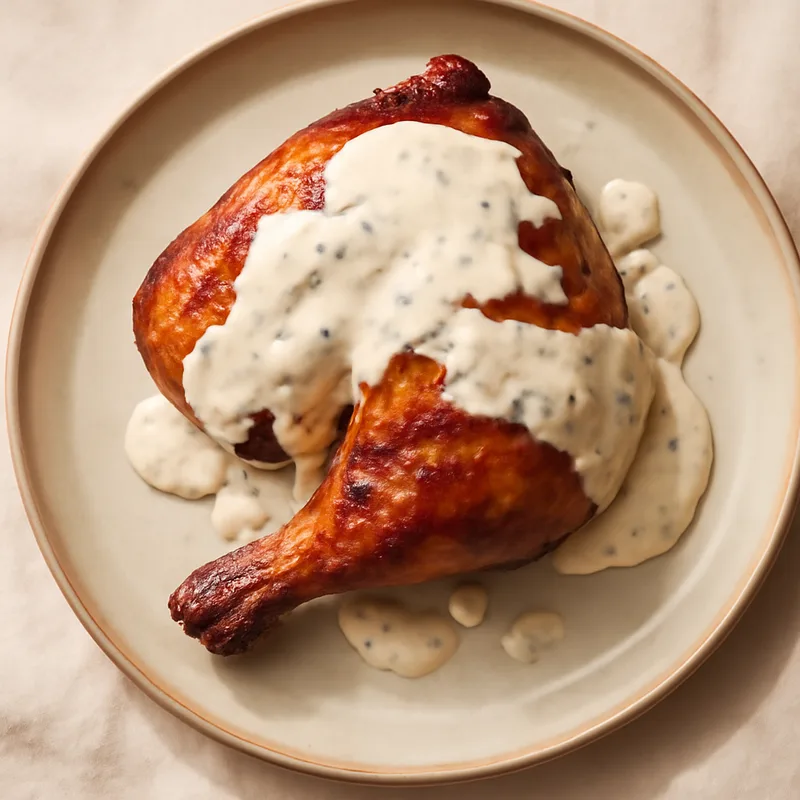 Alabama White Sauce Smoked Chicken