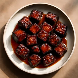 Burnt Ends with Bourbon Glaze