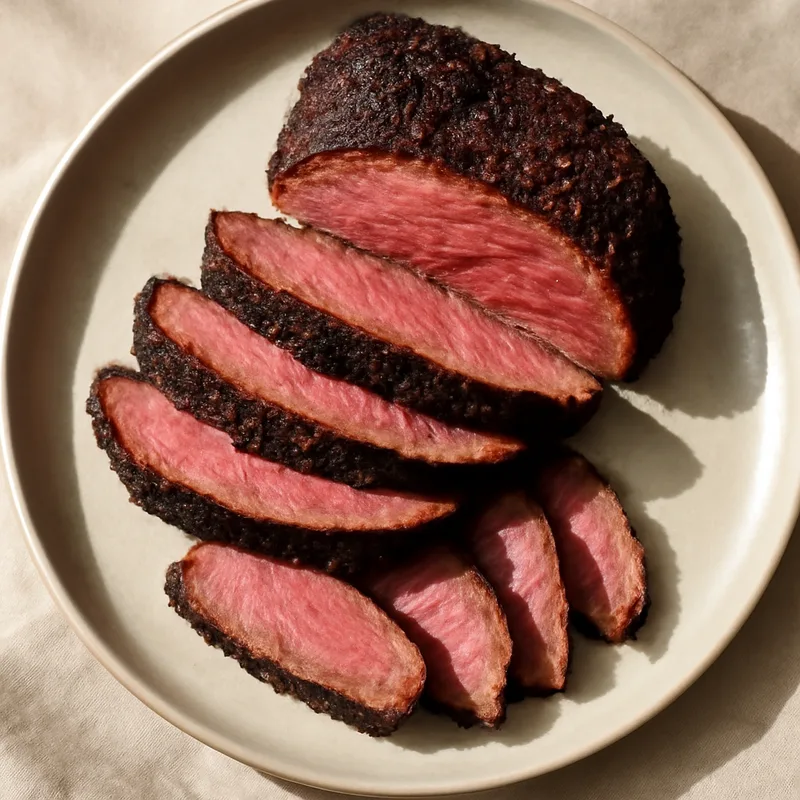 Coffee-Rubbed Smoked Picanha