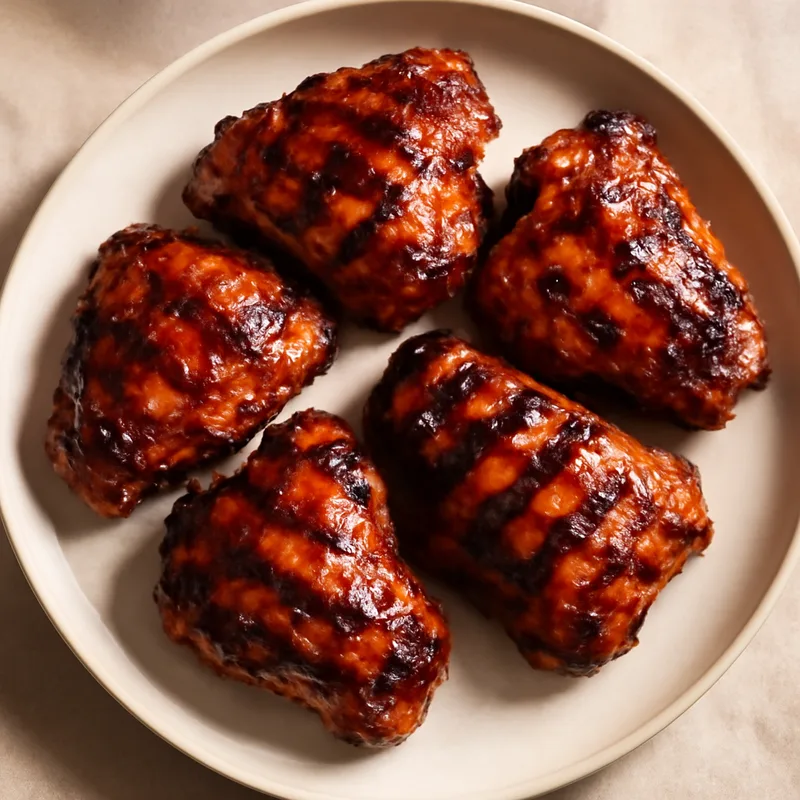 Grilled BBQ Chicken Thighs