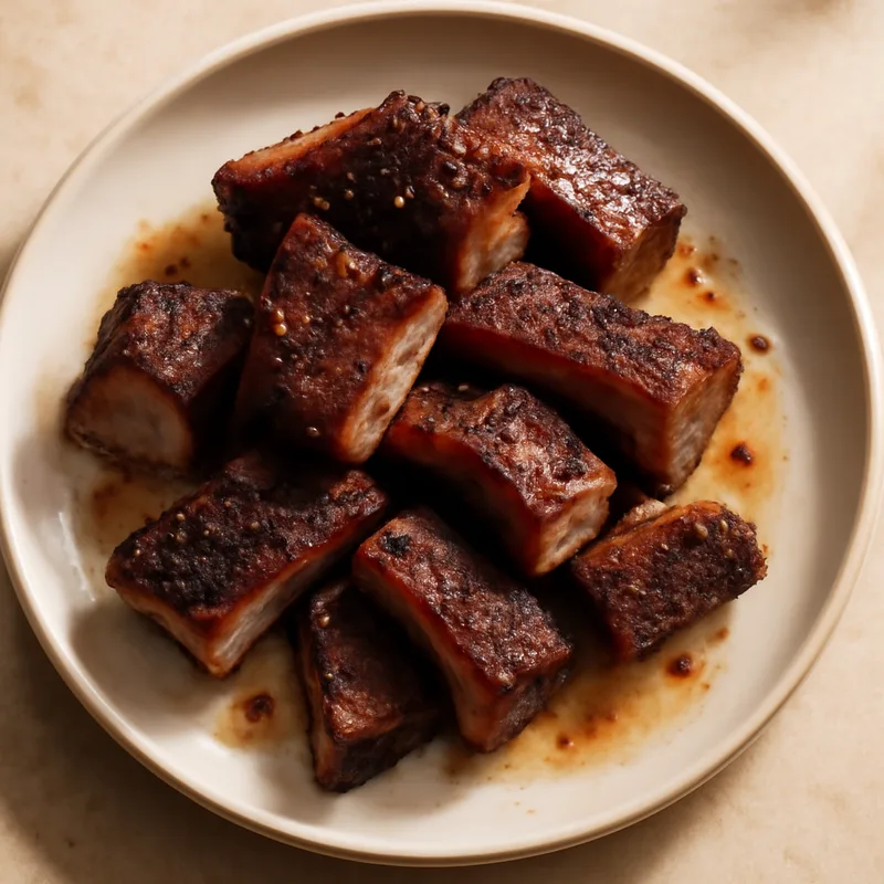 Rib Tips with Eastern Carolina Vinegar Mop