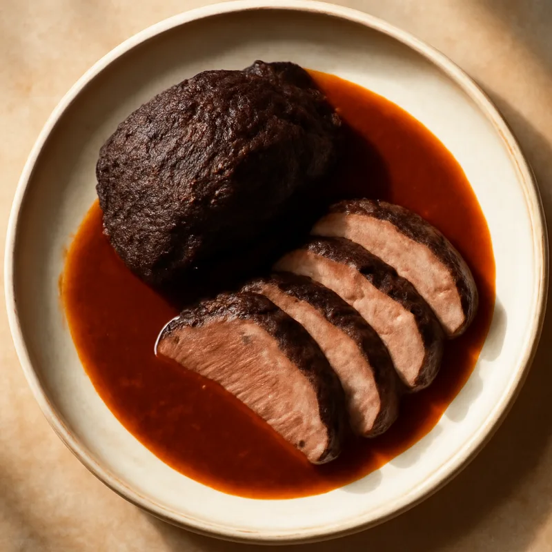 Smoked Beef Cheeks with Ancho Barbecue Sauce