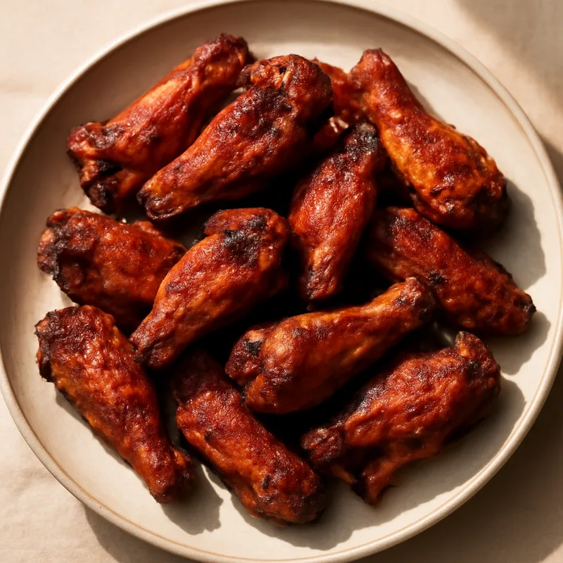Smoked Chicken Wings with Sweet Heat Rub