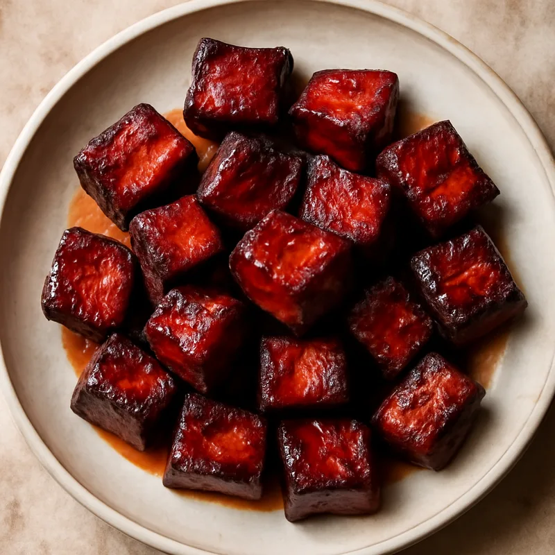 Smoked Pork Belly Burnt Ends
