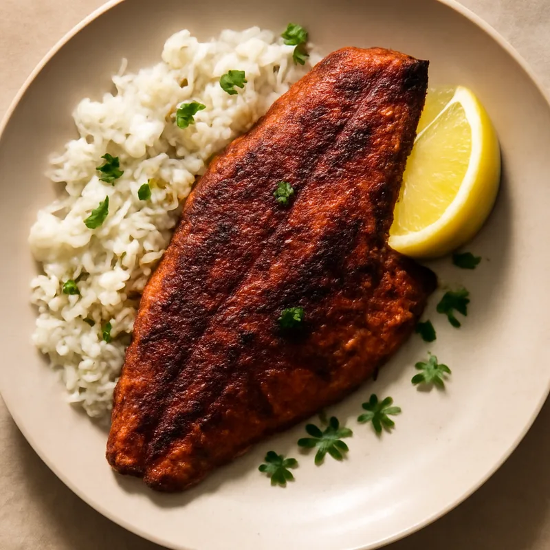 Cajun Blackened Catfish