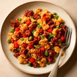 Cajun Breakfast Scramble