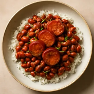 Red Beans and Rice with Andouille