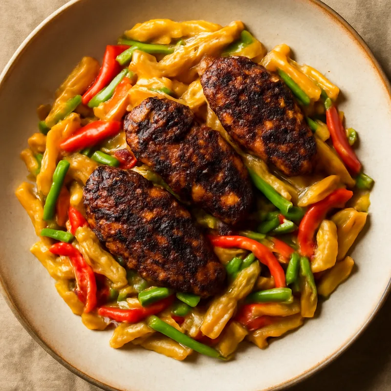 Jamaican Jerk Chicken Rasta Pasta