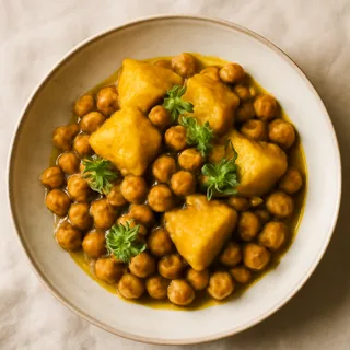 Trinidad Curried Channa and Aloo