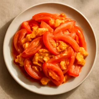 Stir-Fried Tomato and Egg