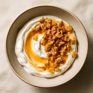 Greek Yogurt Bowl with Honey and Walnuts