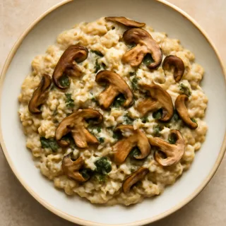 Creamy Mushroom Risotto with Thyme