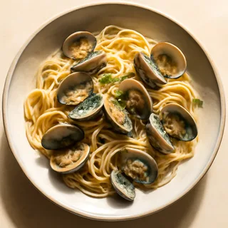 Linguine with Clams and White Wine