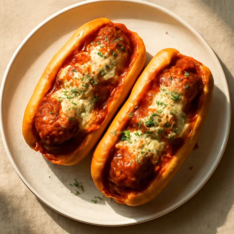 Meatball Parmigiana Subs