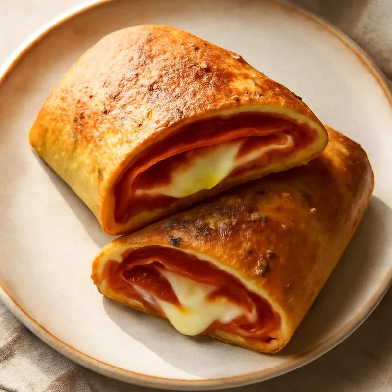 Pepperoni Stromboli with Provolone