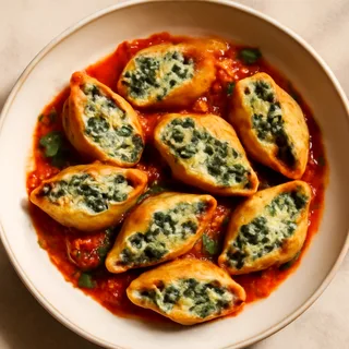 Stuffed Shells with Spinach and Ricotta