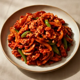 Jeyuk Bokkeum Spicy Pork Stir-Fry