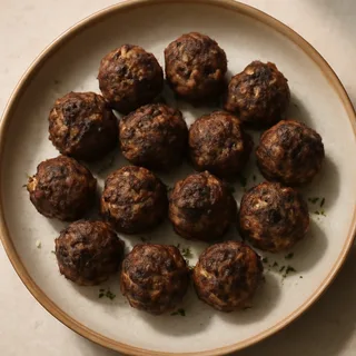 Batch Spiced Lamb Meatballs for the Freezer
