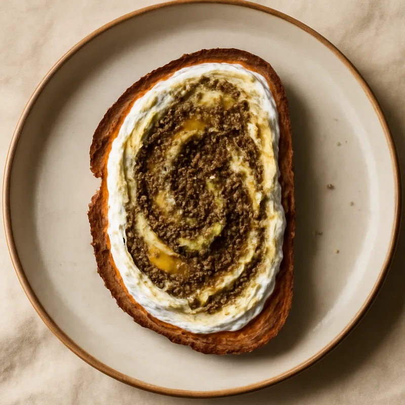 Labneh Toast with Za'atar and Olive Oil