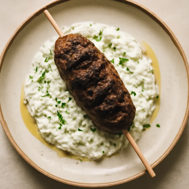 Lamb Kofta with Cucumber Tzatziki