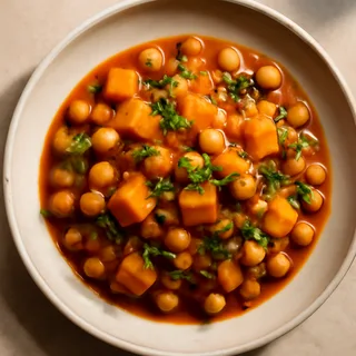 Moroccan Chickpea and Squash Tagine