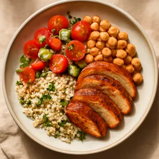 Spiced Chicken and Couscous Bowl