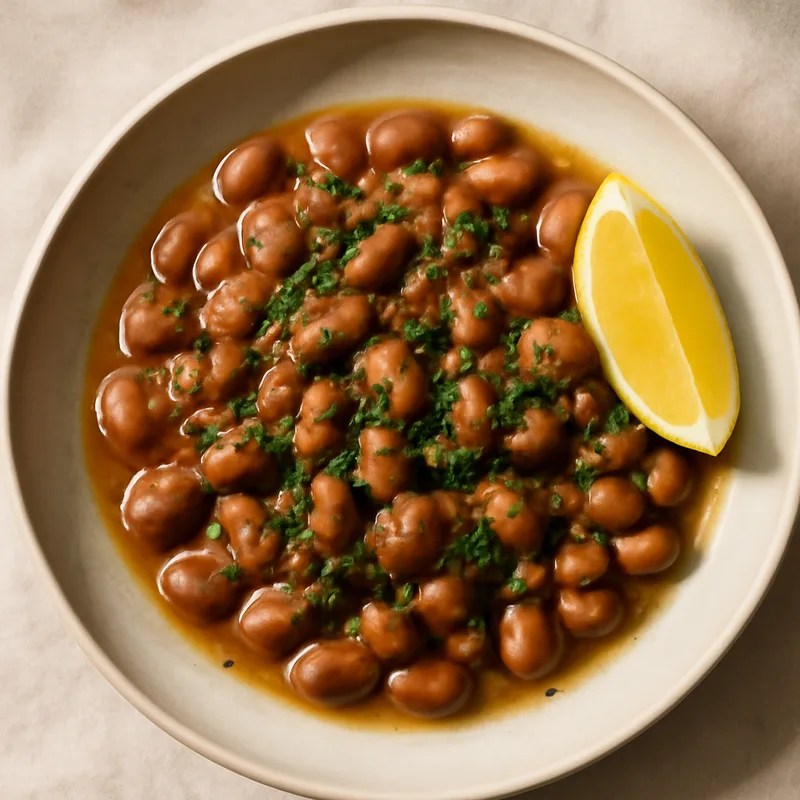 Egyptian Ful Medames with Cumin and Lemon