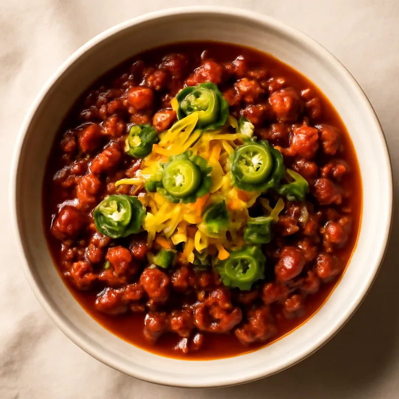 Batch Tex-Mex Beef Chili