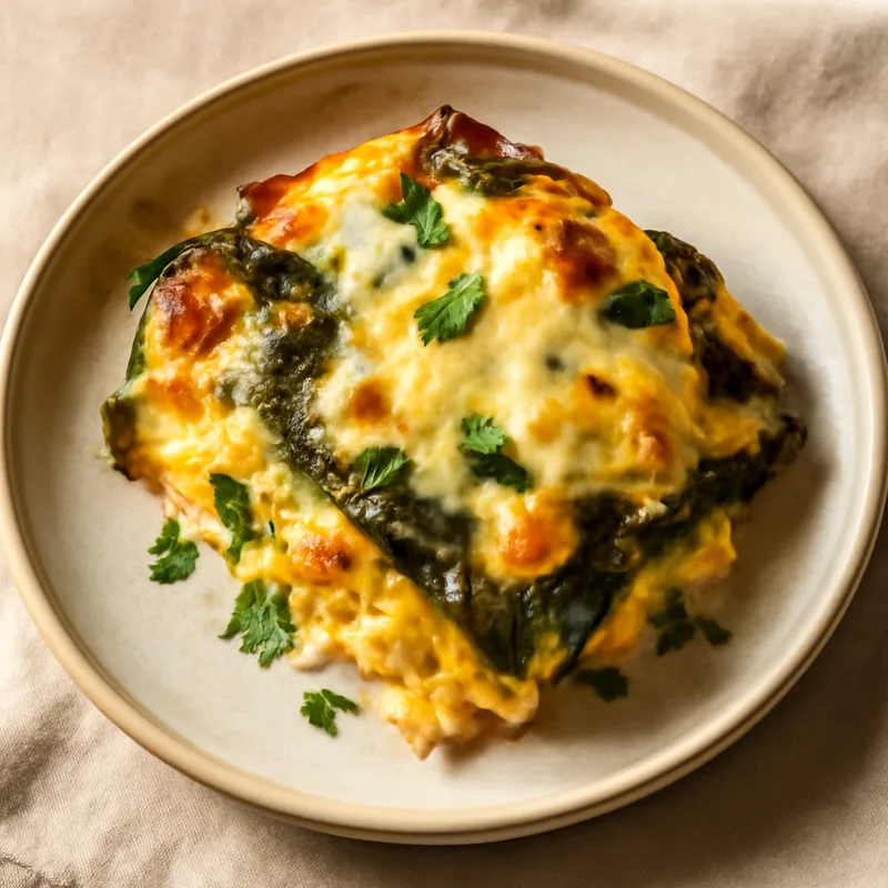 Chile Relleno Casserole with Monterey Jack