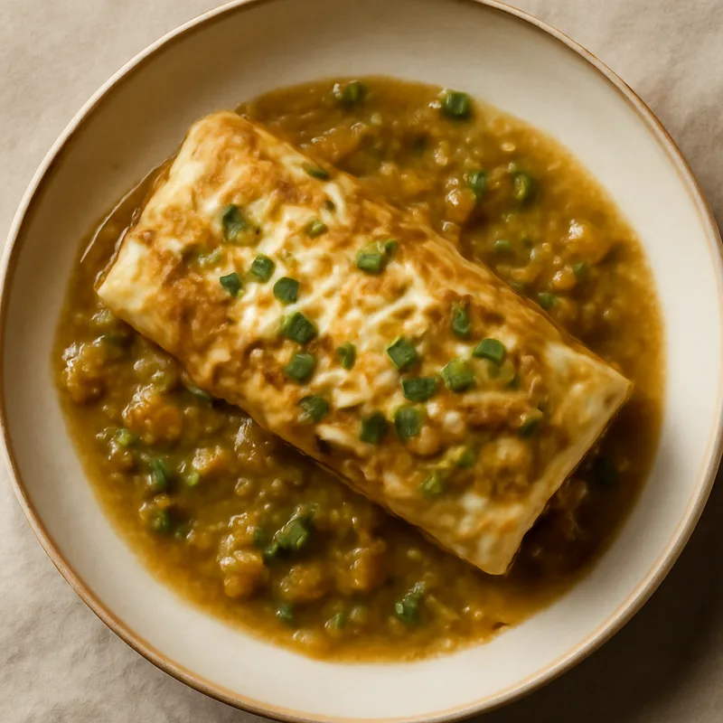 Colorado Green Chile Smothered Burrito