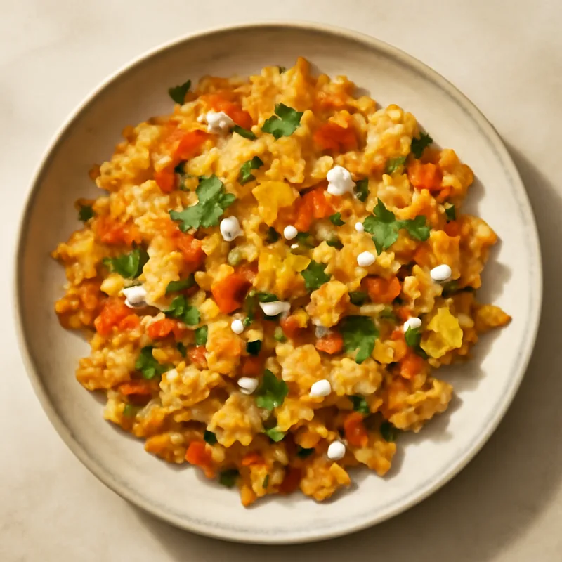 Migas Breakfast Skillet with Queso Fresco