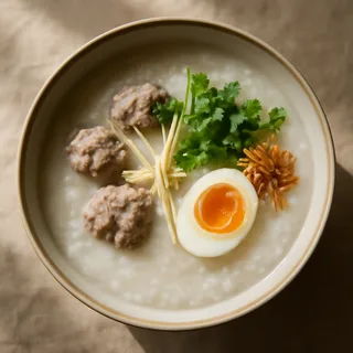 Jok Moo (Thai Pork Rice Porridge)