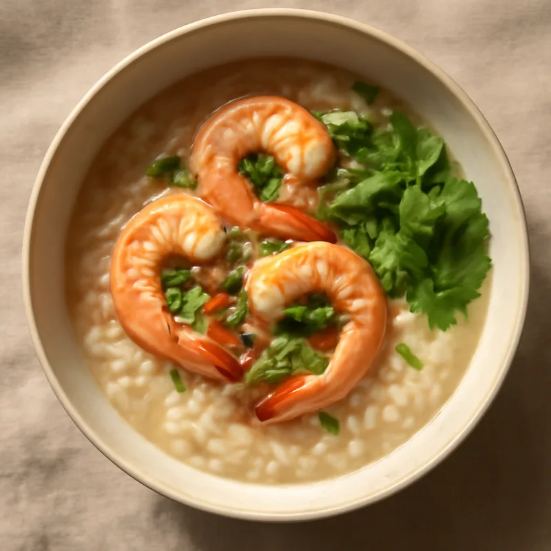 Khao Tom Goong (Thai Shrimp Rice Soup)