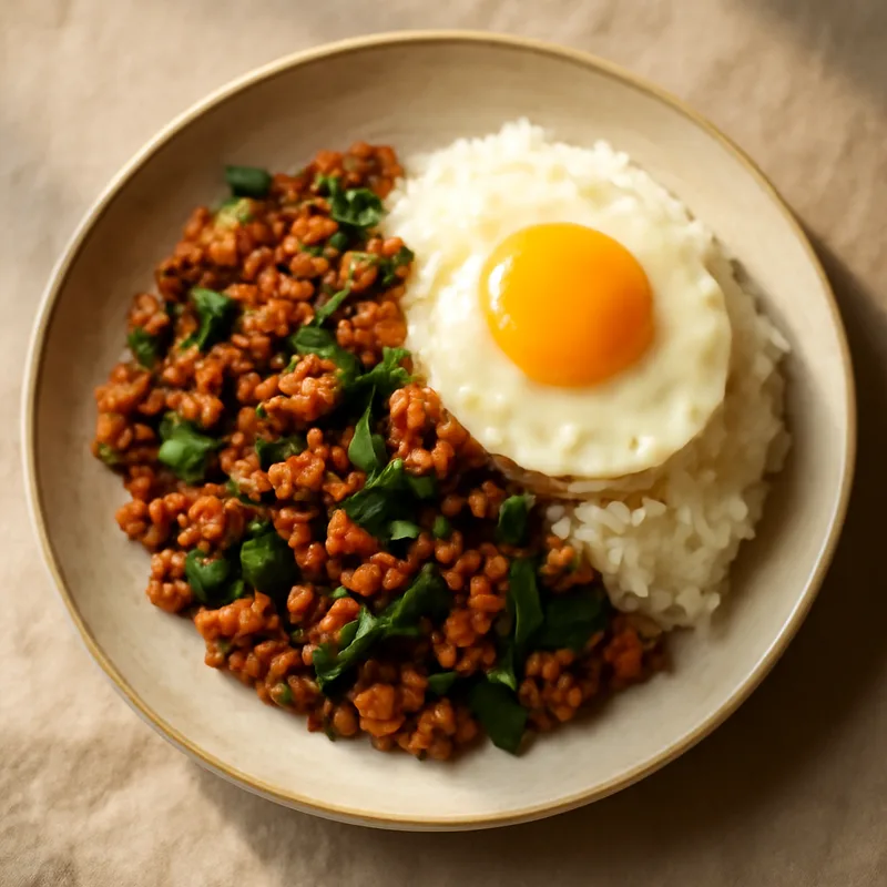 Pad Kra Pao Moo (Thai Basil Pork)