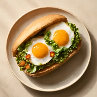 Banh Mi Op La (Fried Egg Baguette)