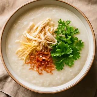 Chao Ga (Vietnamese Chicken Rice Congee)