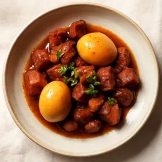 Thit Kho Trung (Caramel Braised Pork and Eggs)