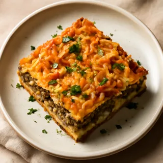 Ground Beef And Hash Brown Breakfast Bake