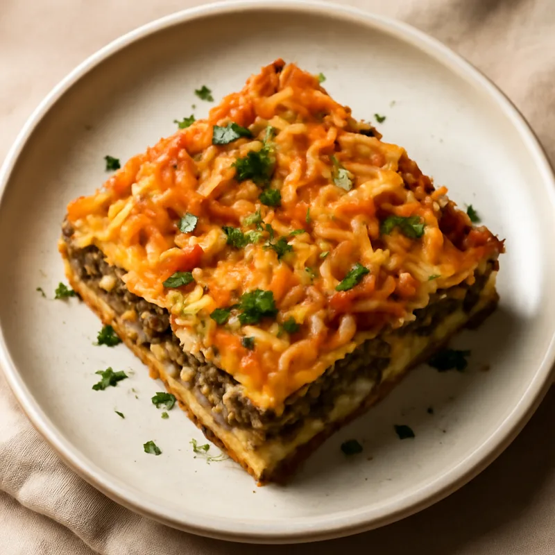 Ground Beef And Hash Brown Breakfast Bake